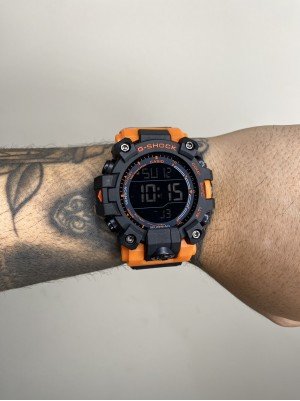 G-SHOCK MUDMAN PRETO E LARANJA